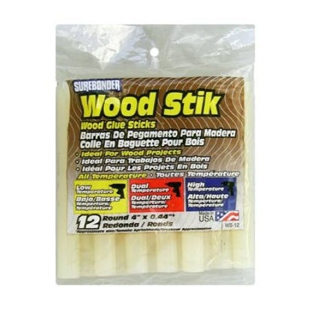 Fpc Wood Stik, High Temperature Glue Stick, 12 Pack WS-12